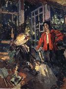 Konstantin Korovin Near the window oil painting picture wholesale